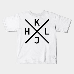 HJKL Design for Programmers Using vi/Vim - Black Graphic Kids T-Shirt